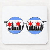 chicaGOggles Mausunterlage Mousepad (Vorne)
