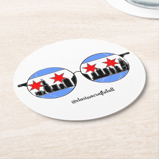 chicaGOggles Untersetzer (Angewinkelt)