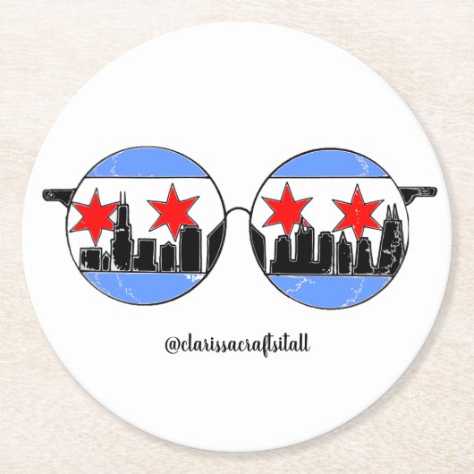 chicaGOggles Untersetzer (Vorderseite)