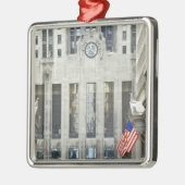 'ChicagoHandelskammer, Chicago, Illinois Silbernes Ornament (Links)