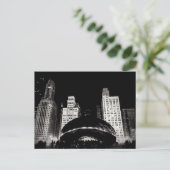 Chicagos Bean Postkarte (Stehend Vorderseite)