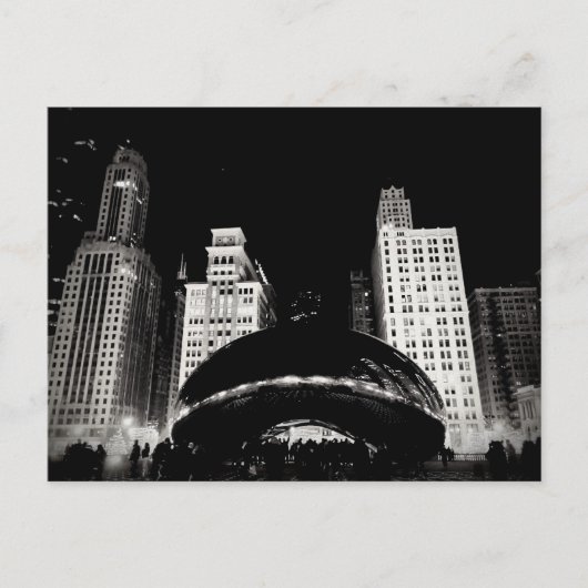 Chicagos Bean Postkarte (Vorderseite)