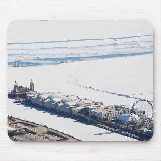 Chicagos Marineinfanterie im Winter Mousepad (Vorne)