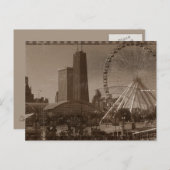Chicagos Marinepier Postkarte (Vorne/Hinten)