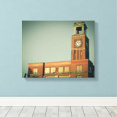 Chicagos Nachbarschaft Ravenswood Leinwanddruck (Insitu (Holzboden))