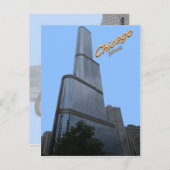Chicagos Trump Tower Office-Gebäude Postkarte (Vorne/Hinten)