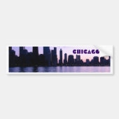Chicagoskyline-Autoaufkleber Autoaufkleber (Vorne)