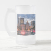 Chicagoskyline-Bier-Tasse Mattglas Bierglas (Links)