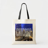 Chicagoskyline-Budget-Taschen-Tasche Tragetasche (Vorne)