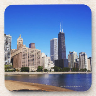 ChicagoSkyline. Getränkeuntersetzer