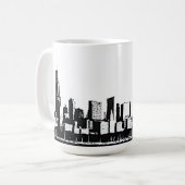 Chicagoskyline-Tasse Kaffeetasse (Vorderseite Links)