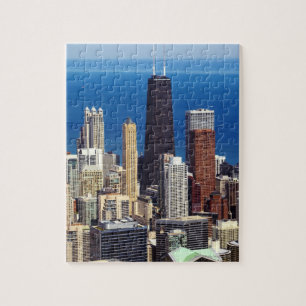 ChicagoSkyline und -Sehenswürdigkeiten Puzzle