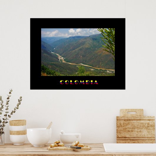 Chicamocha Colombia Poster (Küche)
