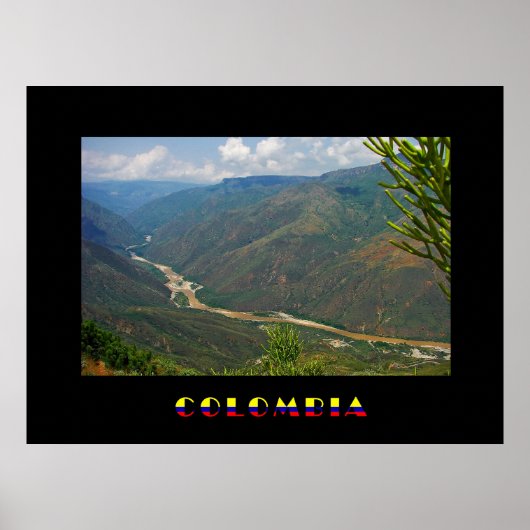 Chicamocha Colombia Poster (Vorne)