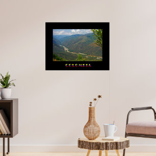 Chicamocha Kolumbien Poster