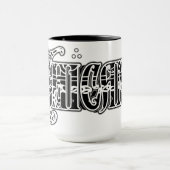 Chicana Bandana Kaffee Tasse (Zentrum)