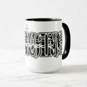 Chicana Bandana Kaffee Tasse (VorderseiteRechts)