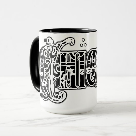 Chicana Bandana Kaffee Tasse (Vorderseite Links)