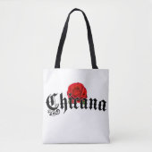 Chicana Chicana Einkaufstüte Tasche (Vorderseite)