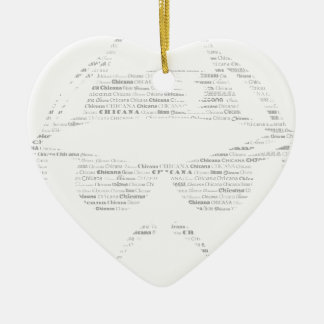 Chicana fährt Low-Text-Tiefläufer Keramikornament