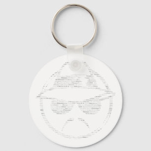 Chicana fährt Low-Text-Tiefläufer Schlüsselanhänger