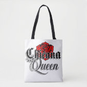Chicana-Königin-Einkaufstasche Tasche (Vorderseite)