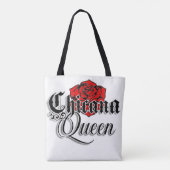 Chicana-Königin-Einkaufstasche Tasche (Rückseite)