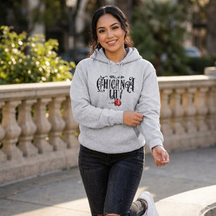 Chicana Liebe   Latina Stolz Streetwear Hoodie