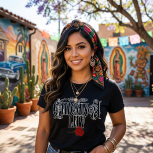 Chicana Liebe   Latina Stolz Streetwear T-Shirt