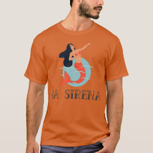 Chicana Loteria Mermaid T T-Shirt