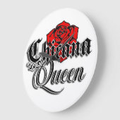 Chicana Queen Wall Uhr (Winkel)