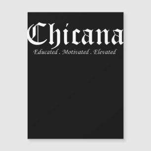 Chicana unterrichtete motivierte Latina Gradua Magneteinladung
