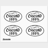 CHICANO 100% STICKER (Blatt)