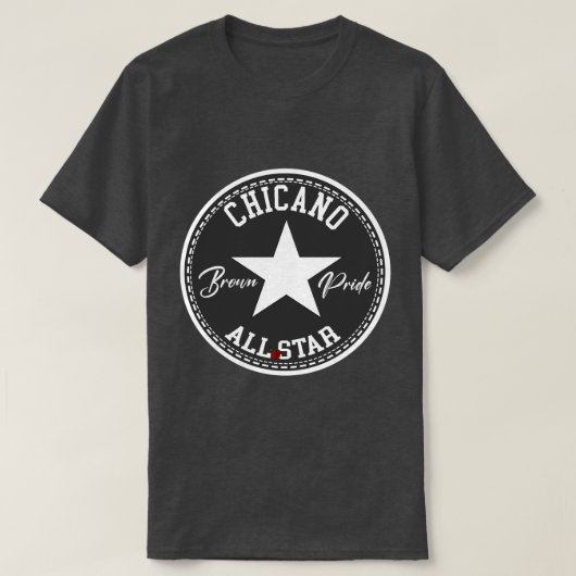 Chicano Alles-Shirt-Shirt "Brown Pride" T-Shirt (Design vorne)