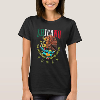 Chicano and chicana for Chicano Power T-Shirt