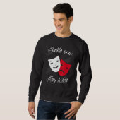 Chicano and chicana for Smile Now Cry Later Sweatshirt (Vorne ganz)