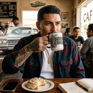 Chicano-Bandana-Druck Tasse