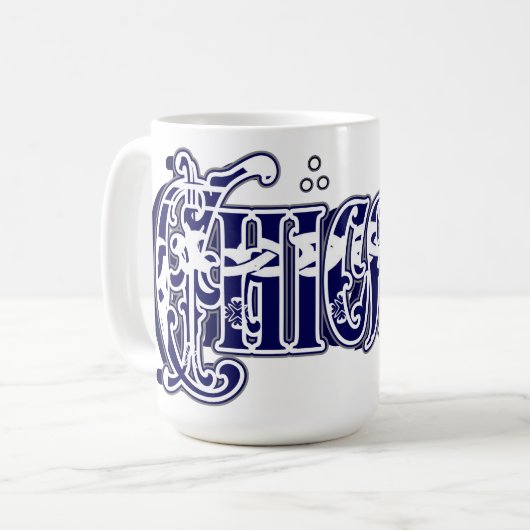 Chicano Bandana Print Kaffeetasse (Vorderseite Links)