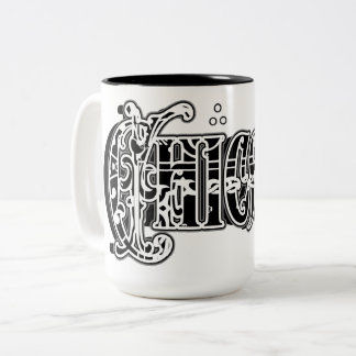 Chicano Bandana Print Zweifarbige Tasse