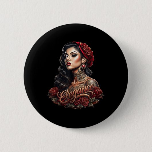 Chicano Chicana La Raza Button (Vorderseite)
