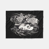 Chicano Chicana La Raza Fleecedecke (Vorderseite (Horizontal))