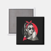 Chicano Chicana La Raza Magnet (Vorderseite/Rückseite)