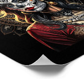 Chicano Chicana La Raza Poster (Ecke)