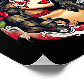 Chicano Chicana La Raza Poster (Ecke)