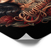 Chicano Chicana La Raza Poster (Ecke)