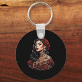Chicano Chicana La Raza Schlüsselanhänger (Vorderseite)