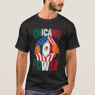 Chicano Power Mexiko Unabhängigkeitstag Mexikanisc T-Shirt