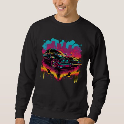 Chicano Soul Lowrider Oldies Car Clothing Low Slow Sweatshirt (Vorderseite)