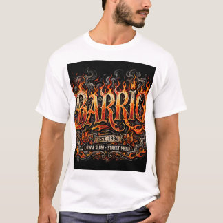 Chicano-Straßenkunst-T-Shirt - Barrio Fuego Urban  T-Shirt