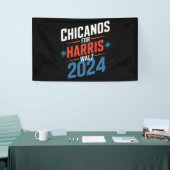 Chicanos für Harris Walz 2024 Präsident Banner (Messeveranstaltung)